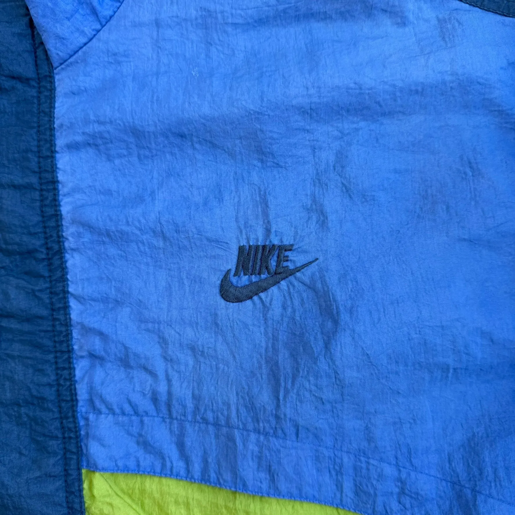 J- Vintage 90s Nike Embroidered Logo Anorak Pullover Lightweight Jacket - M sold by HG Vintage product image thumbnail 3