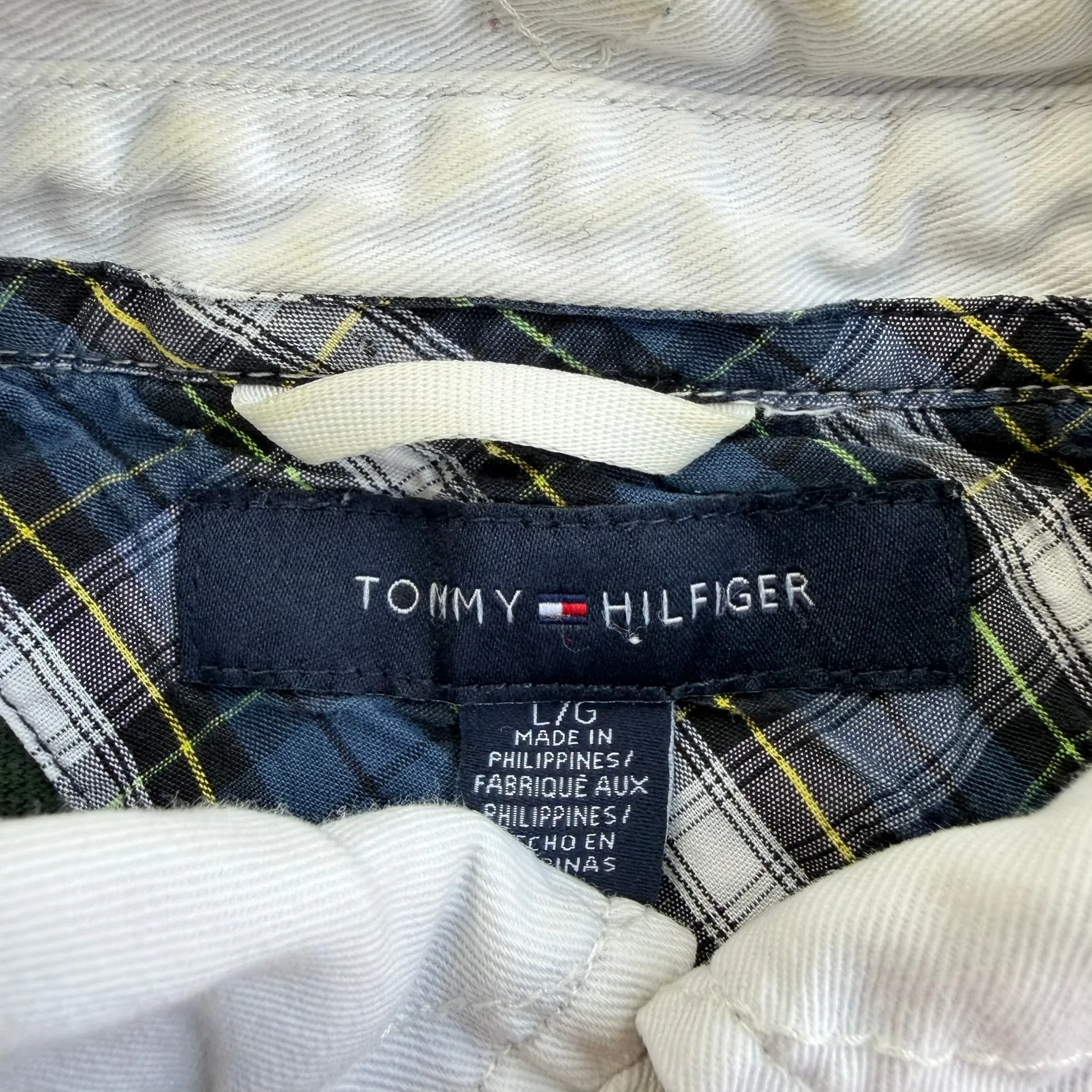 J- Vintage Tommy Hilfiger Embroidered Crest & Text Long Sleeve Rugby Shirt - L sold by HG Vintage product image thumbnail 5