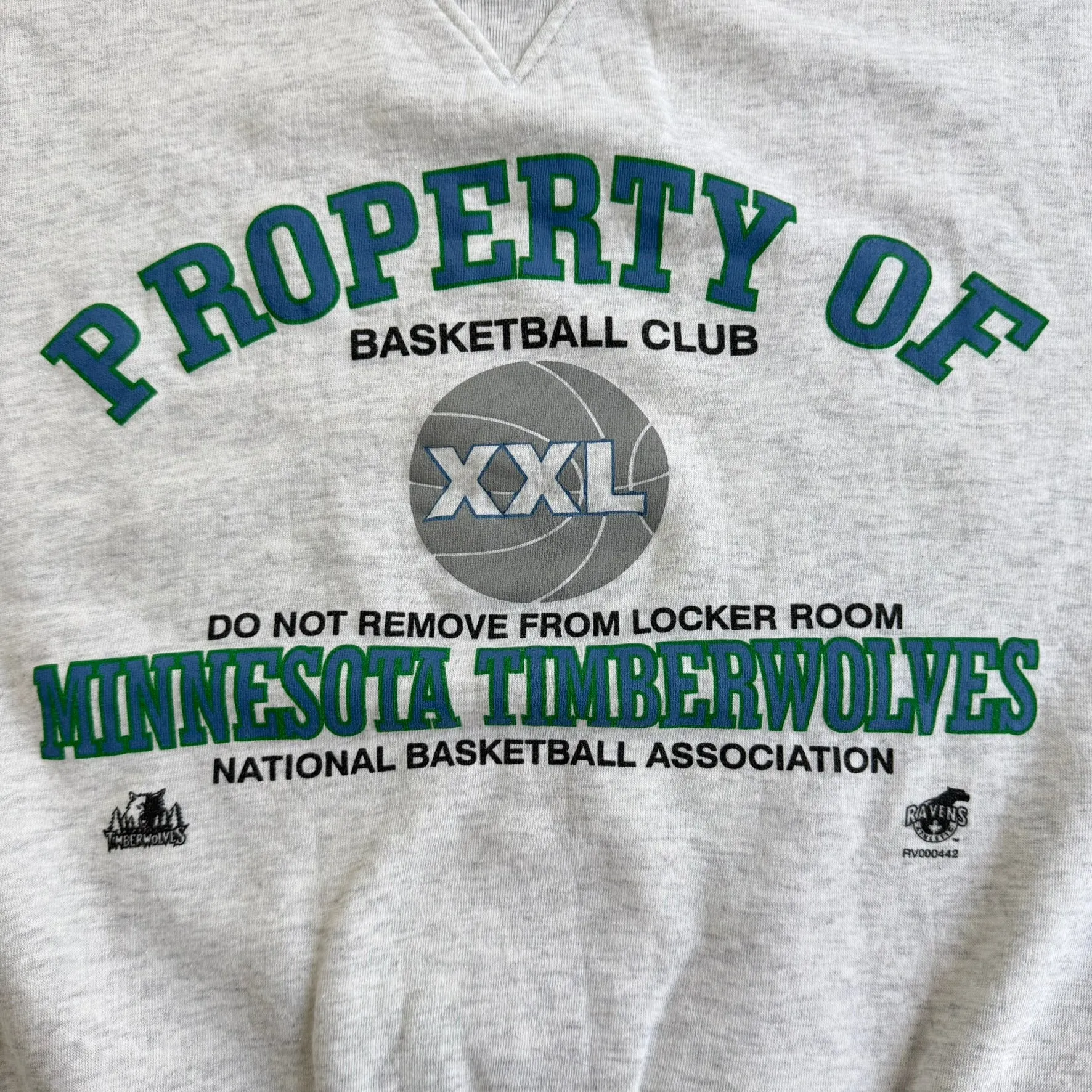 J- Vintage Minnesota Timberwolves NBA Locker Room Graphic Crewneck - XL sold by HG Vintage product image thumbnail 2