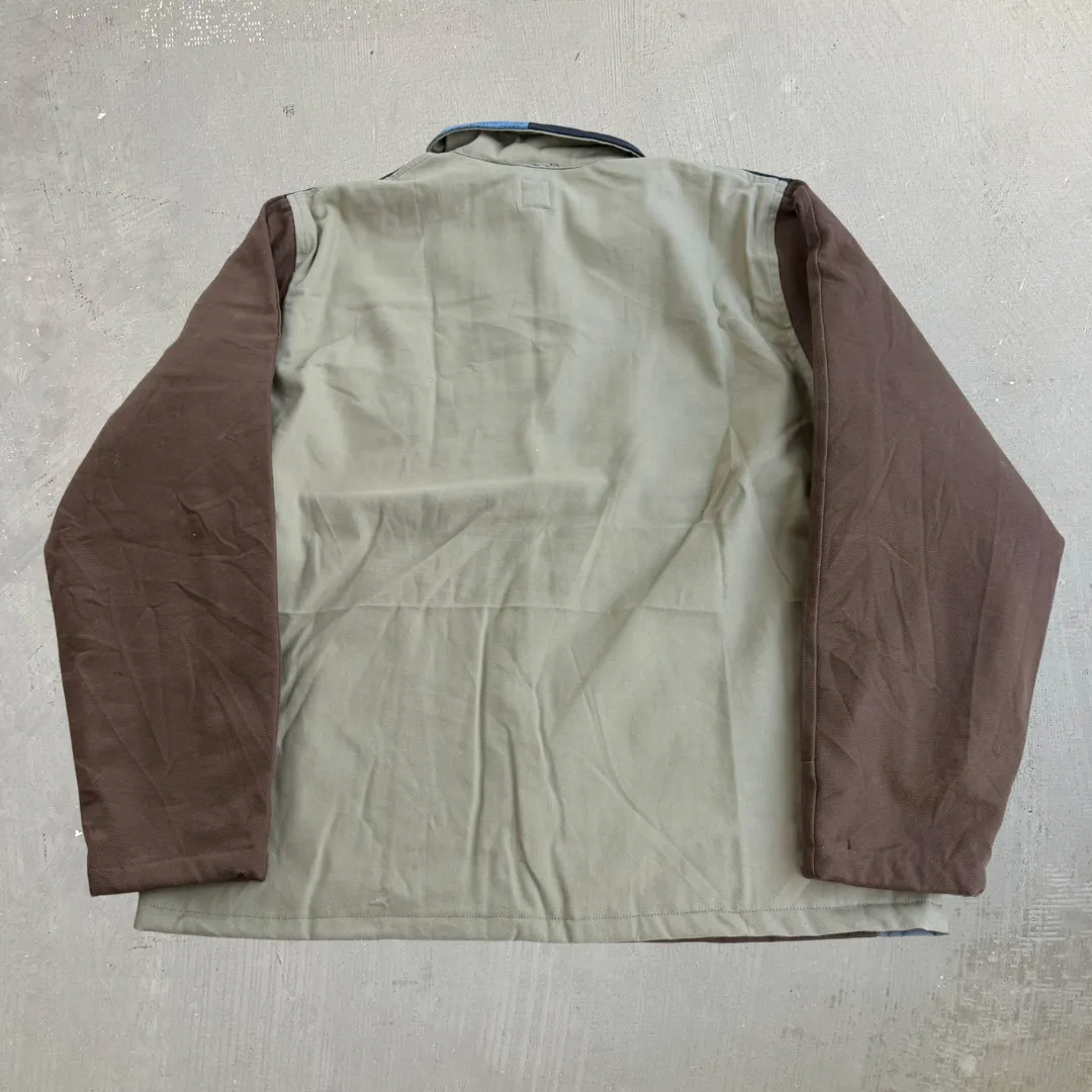 J- Carhartt Reworked Black/Brown/Grey Collared Jacket - L sold by HG Vintage product image thumbnail 2
