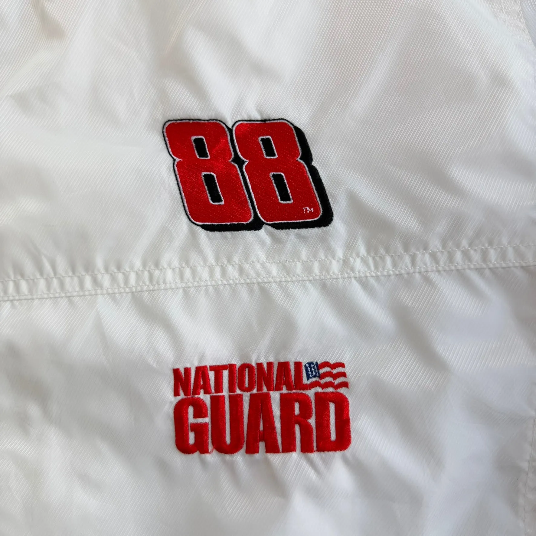 J- Vintage Nascar Dale Jr. Amp Energy National Guard Embroidered Logo Zip Up Lightweight Jacket - 3XL sold by HG Vintage product image thumbnail 3