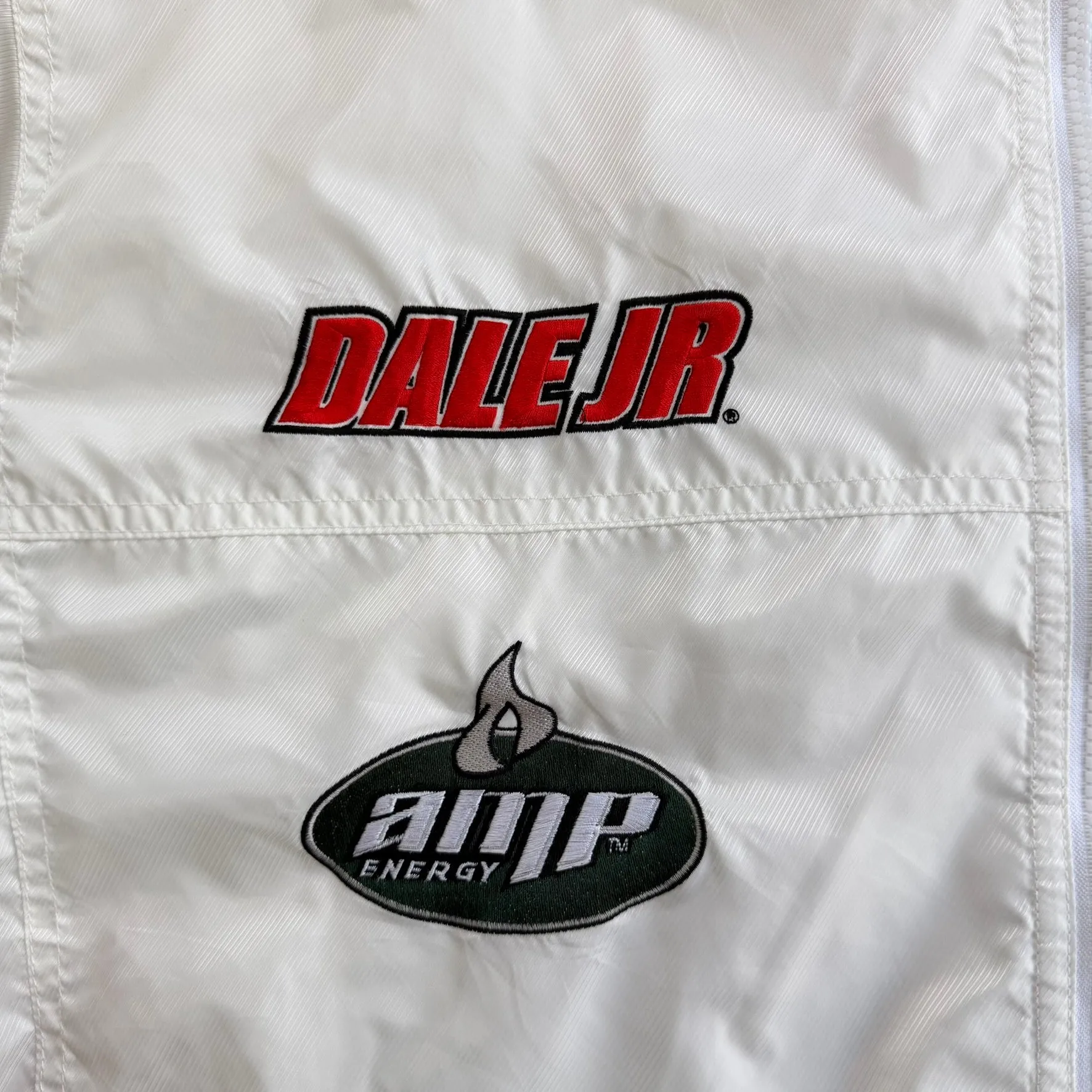 J- Vintage Nascar Dale Jr. Amp Energy National Guard Embroidered Logo Zip Up Lightweight Jacket - 3XL sold by HG Vintage product image thumbnail 2