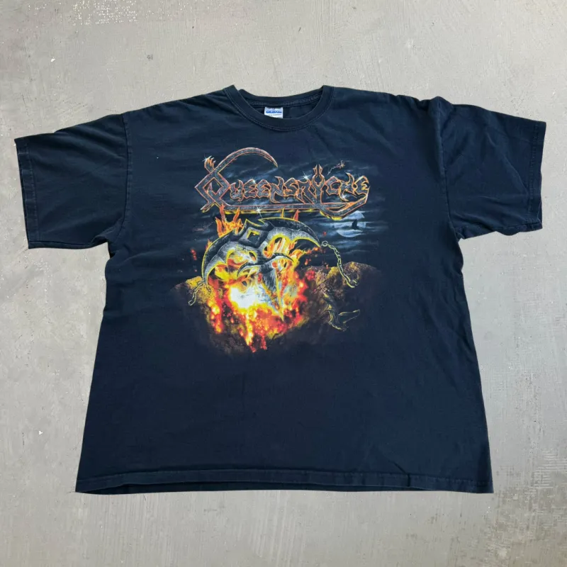 J- Vintage '90 Queensryche 1990 World Tour Graphic Tee - XL made by HG Vintage
