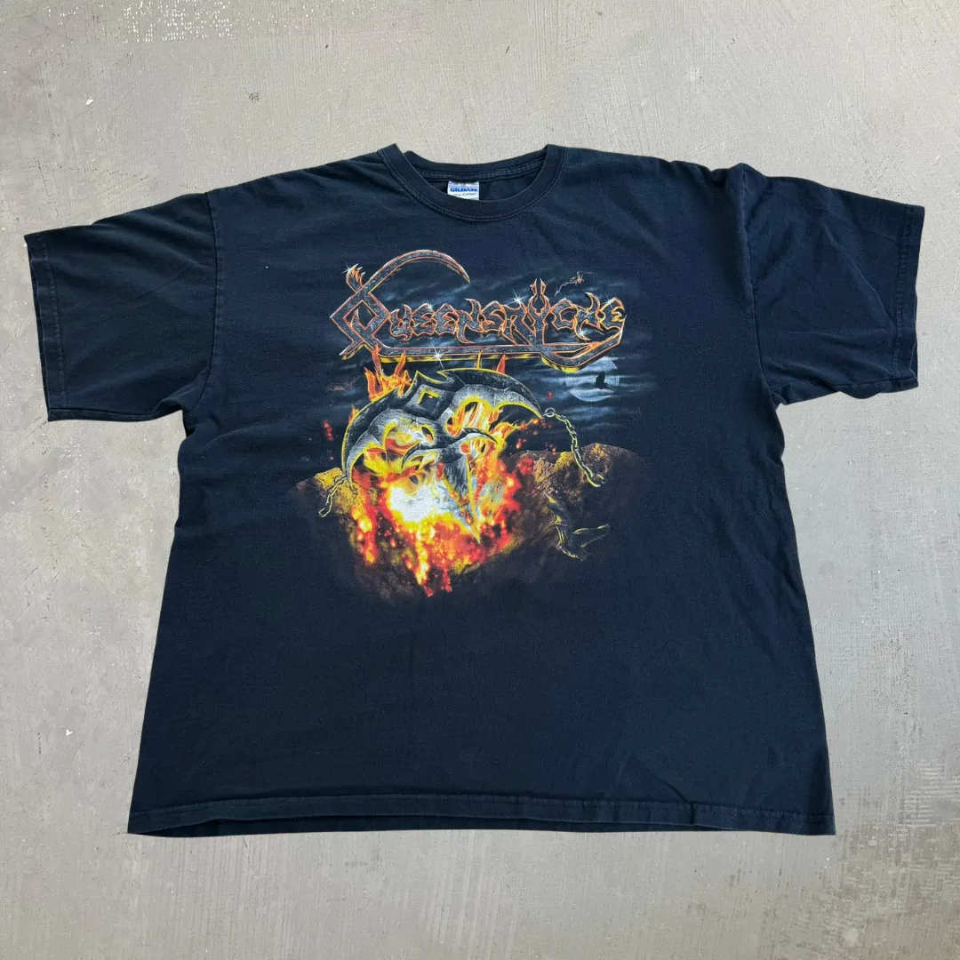 J- Vintage '90 Queensryche 1990 World Tour Graphic Tee - XL sold by HG Vintage