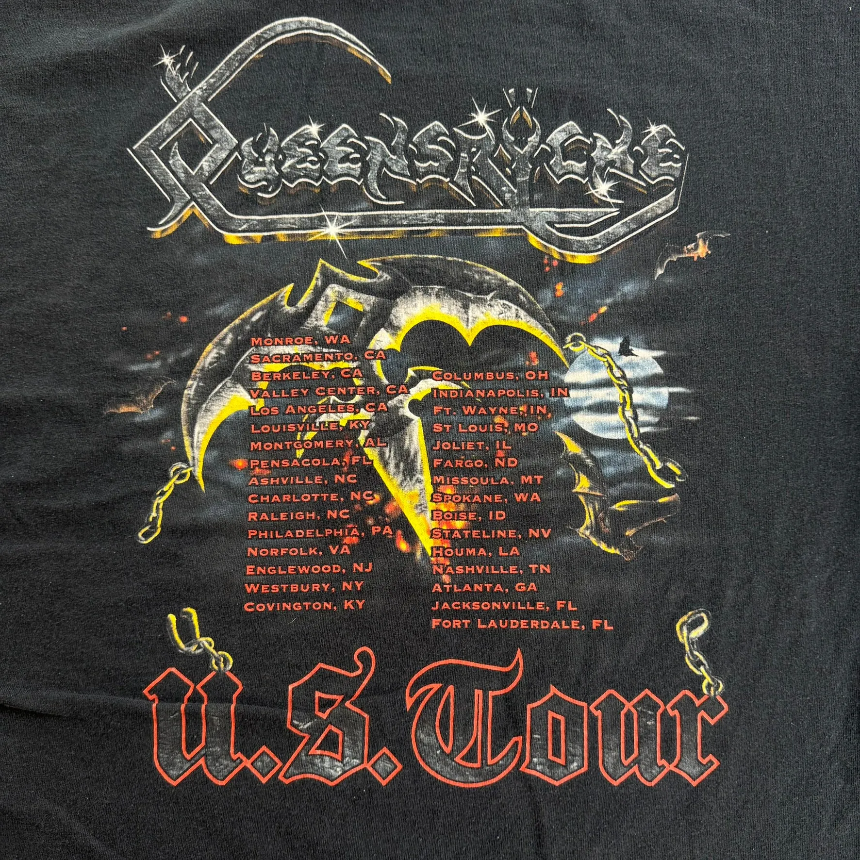 J- Vintage '90 Queensryche 1990 World Tour Graphic Tee - XL sold by HG Vintage product image thumbnail 5