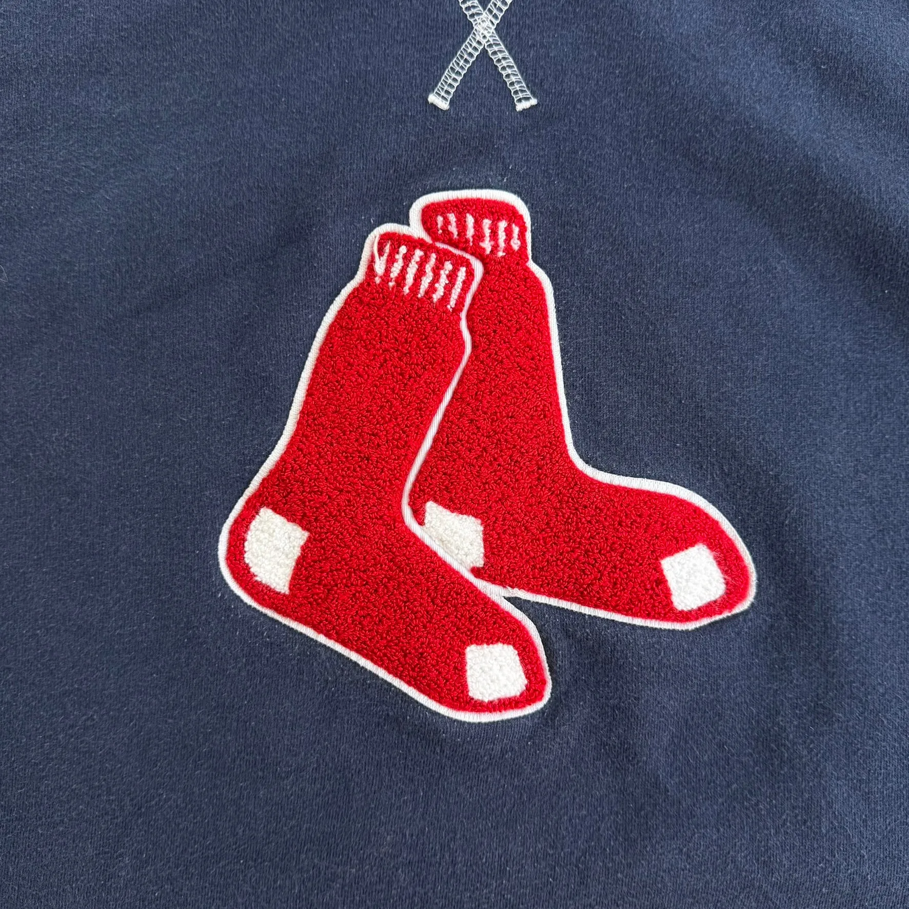 J- Vintage Boston Red Sox MLB Chenille Embroidered Logo Hoodie - 2XL sold by HG Vintage product image thumbnail 2