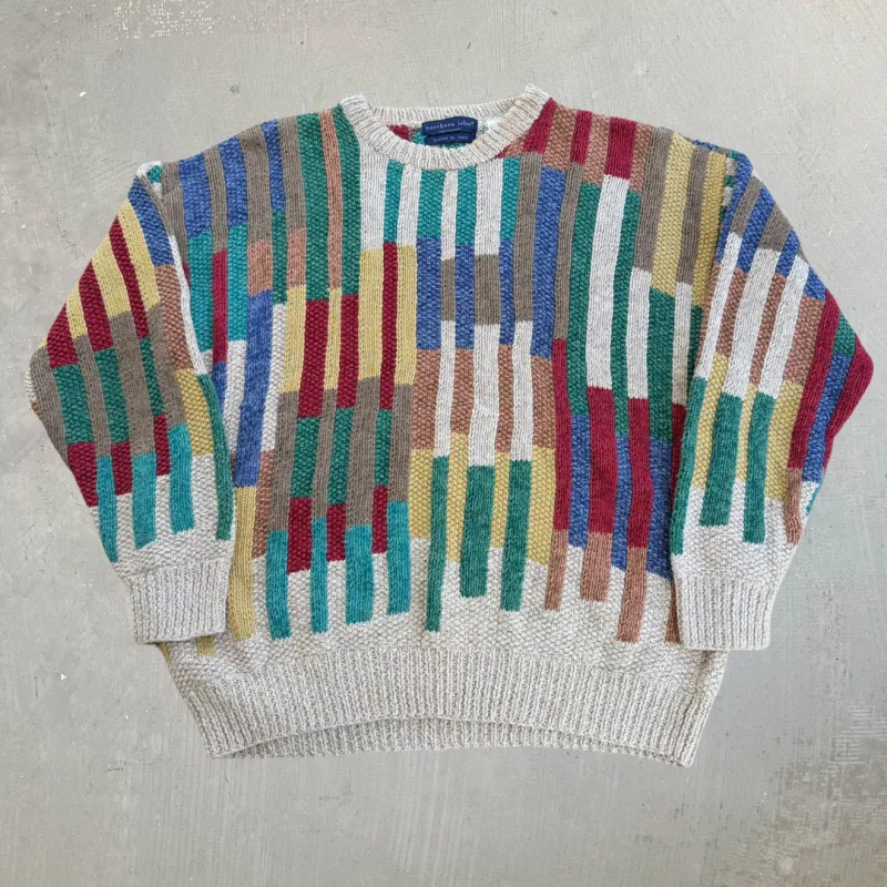 J- Vintage Northern Isles Patterned Knit Sweater - M made by HG Vintage