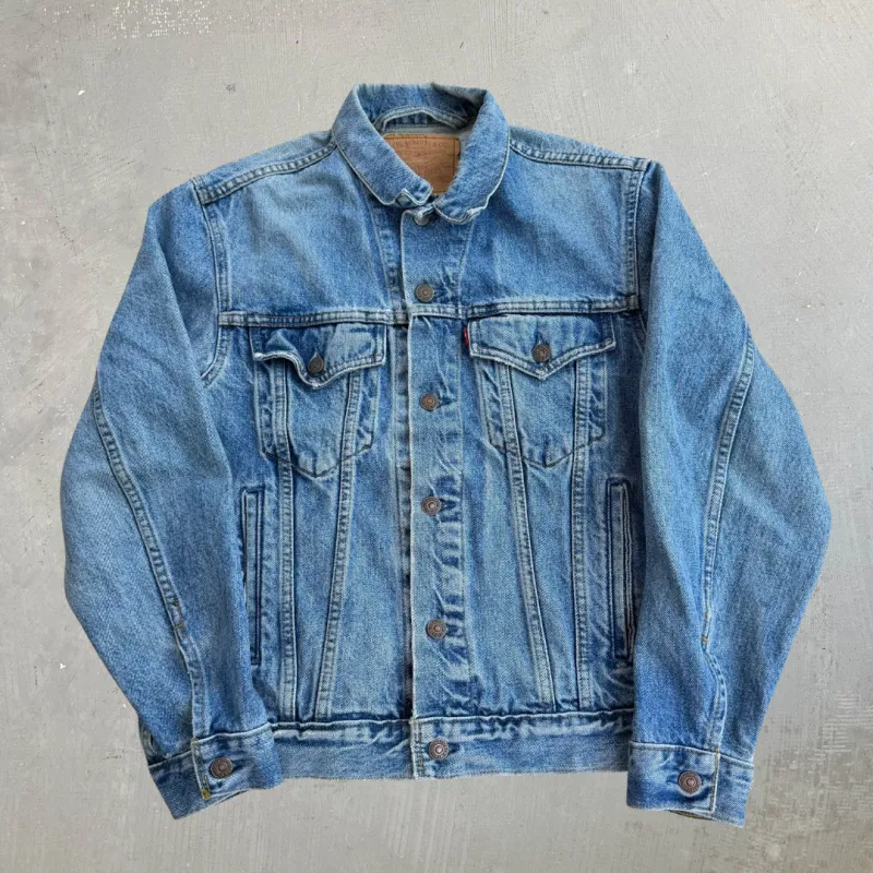J- Vintage '84 Levi's Type III 75506-4091 Denim Trucker Jacket - 38 (fits S) made by HG Vintage