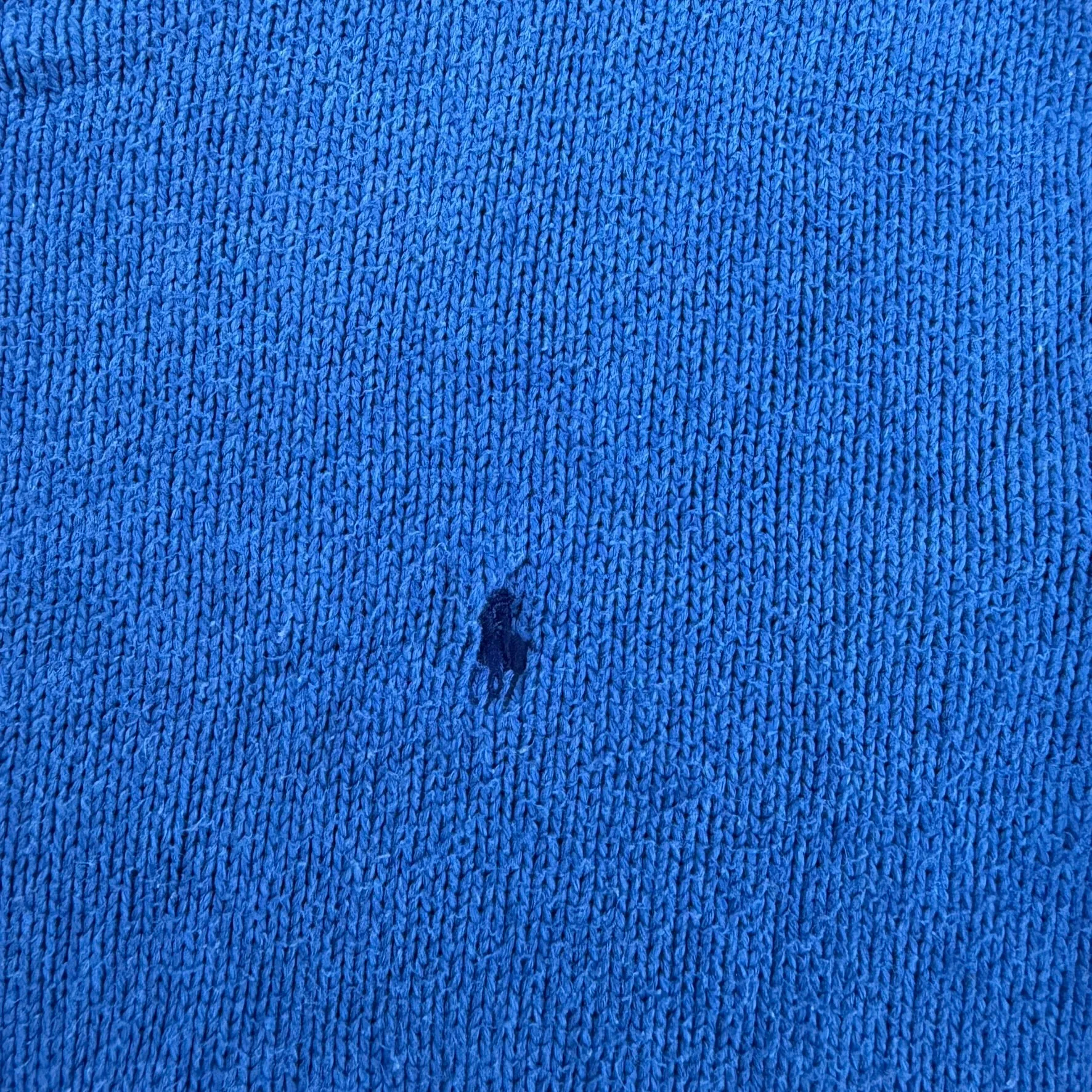 J- Vintage Polo RL Embroidered Logo Blue Knit Sweater - XL sold by HG Vintage product image thumbnail 3