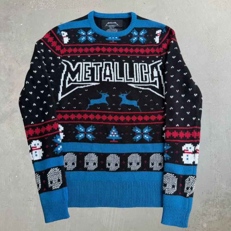 J- '18 Metallica Graphic Knit Sweater - XS made by HG Vintage