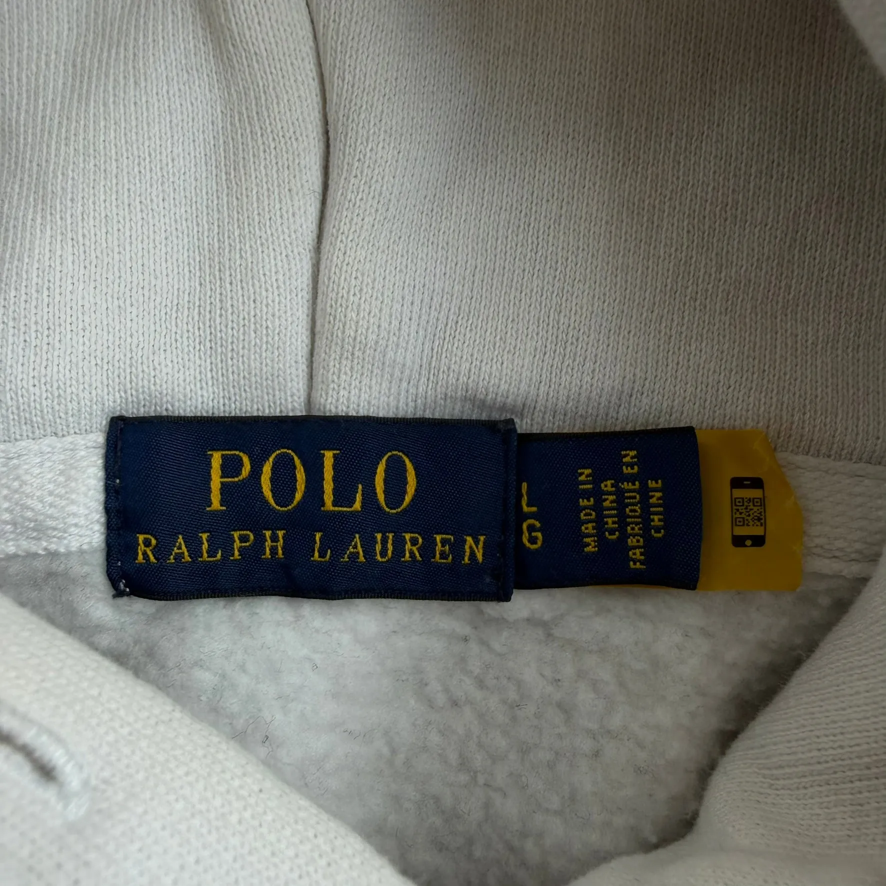 J- Vintage Polo RL Text Logo & Embroidered Patch Hoodie - L sold by HG Vintage product image thumbnail 5