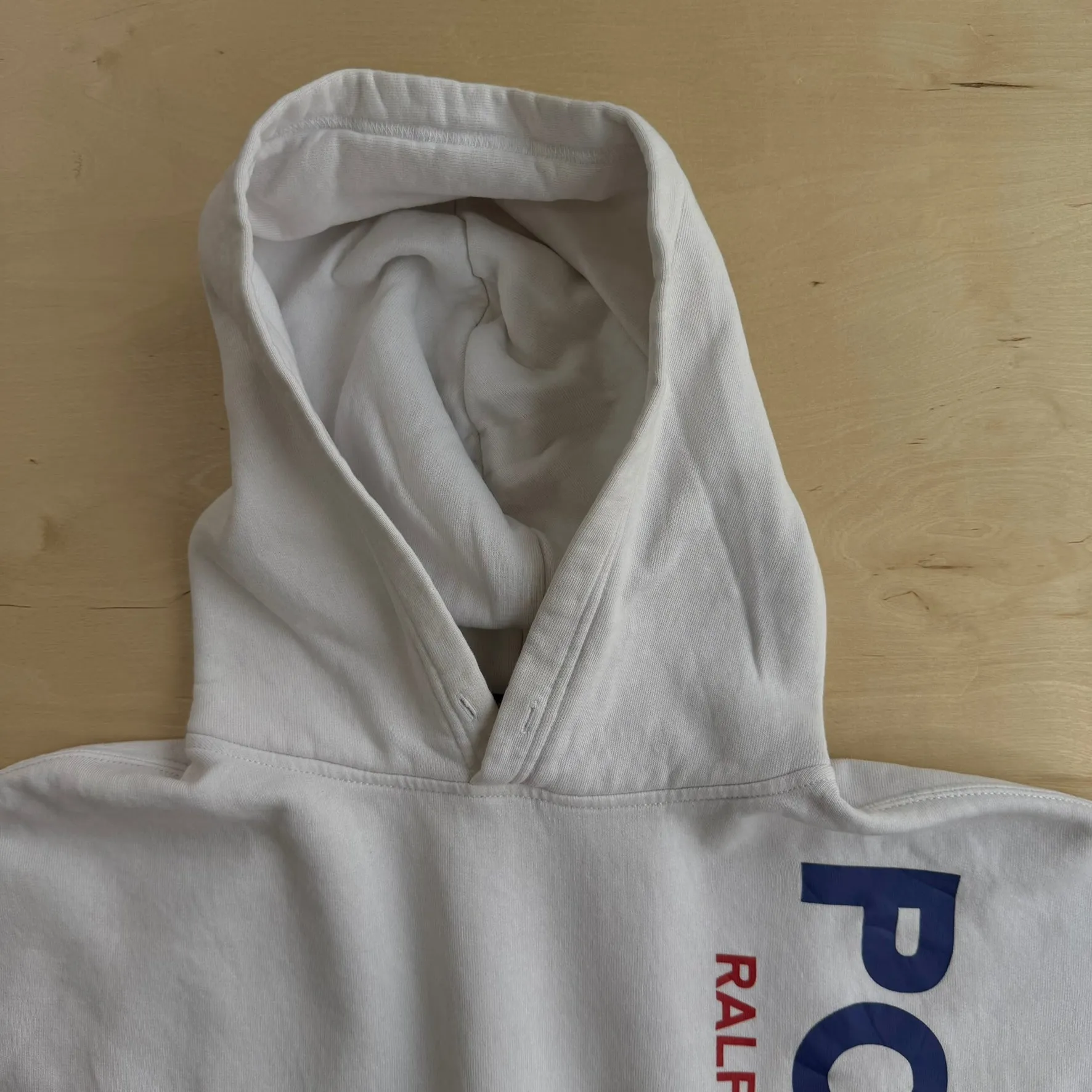 J- Vintage Polo RL Text Logo & Embroidered Patch Hoodie - L sold by HG Vintage product image thumbnail 4