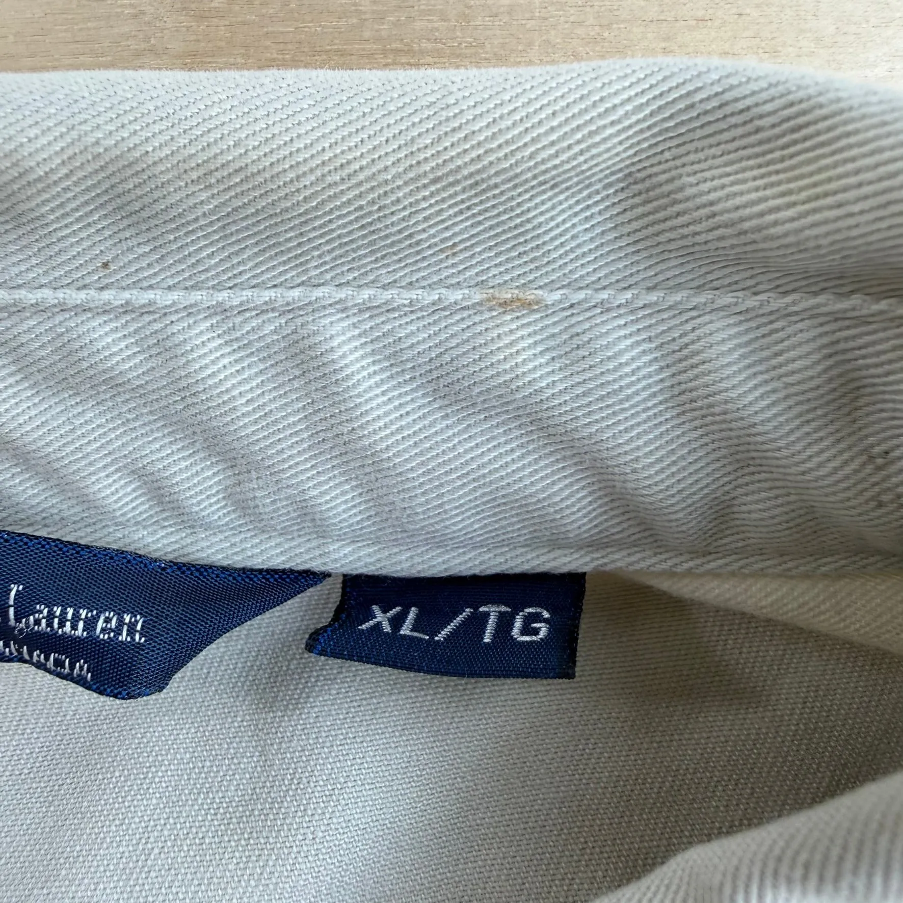 J- Vintage Polo RL Embroidered Logo Beige Harrington Jacket - XL sold by HG Vintage product image thumbnail 5