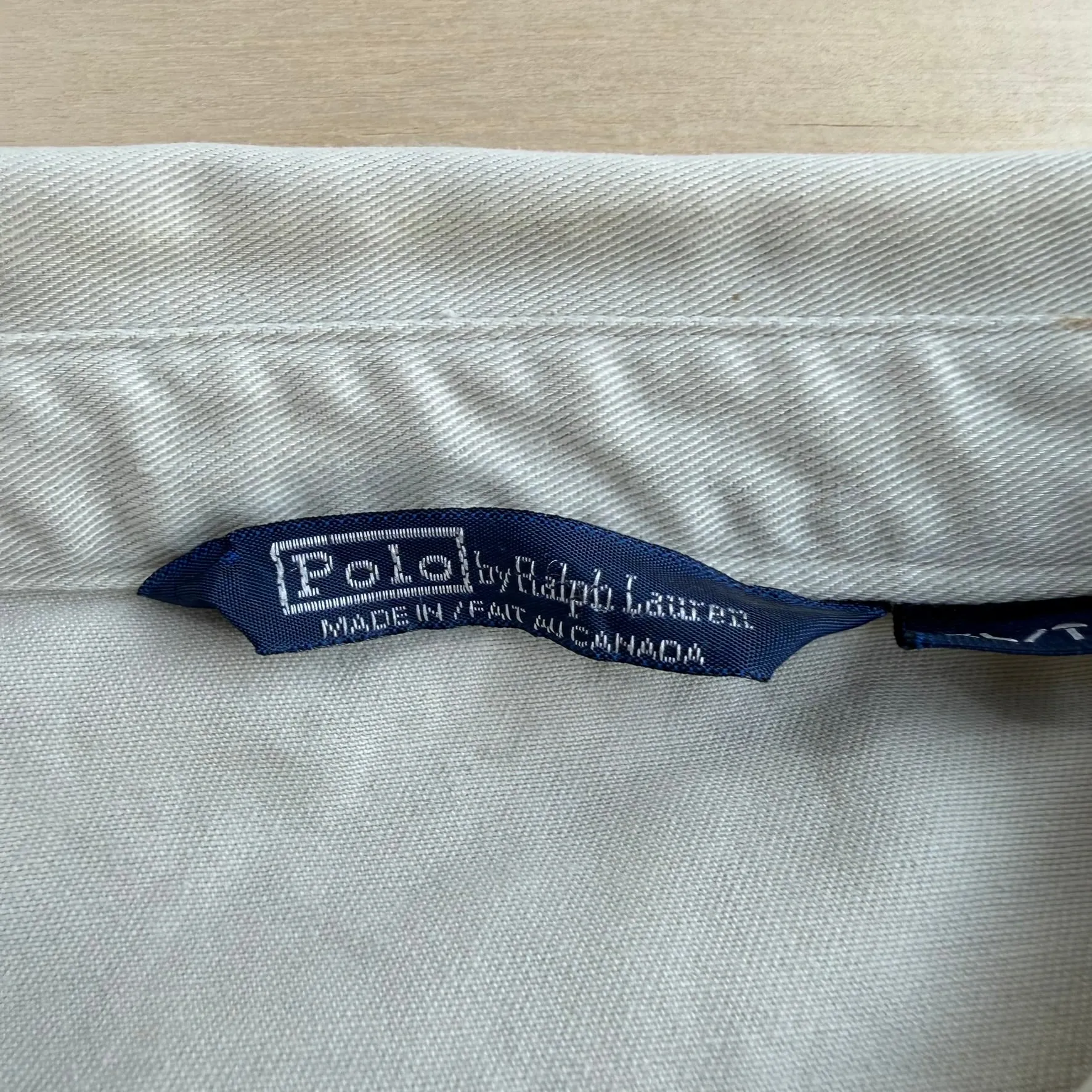 J- Vintage Polo RL Embroidered Logo Beige Harrington Jacket - XL sold by HG Vintage product image thumbnail 4