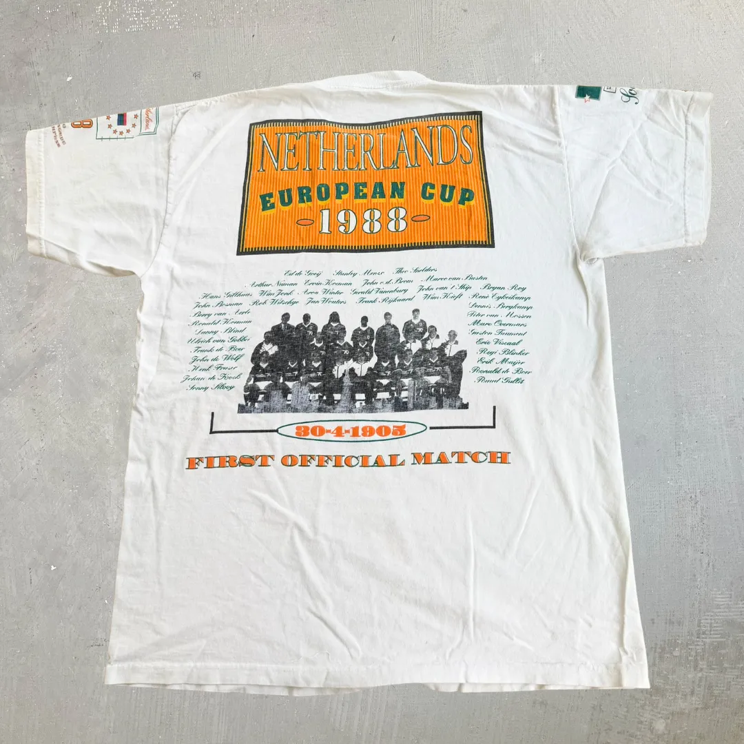 J- Vintage '91 Lotto Netherland National Soccer Team 1988 Europe Champions Graphic Made In USA Tee - L sold by HG Vintage product image thumbnail 5