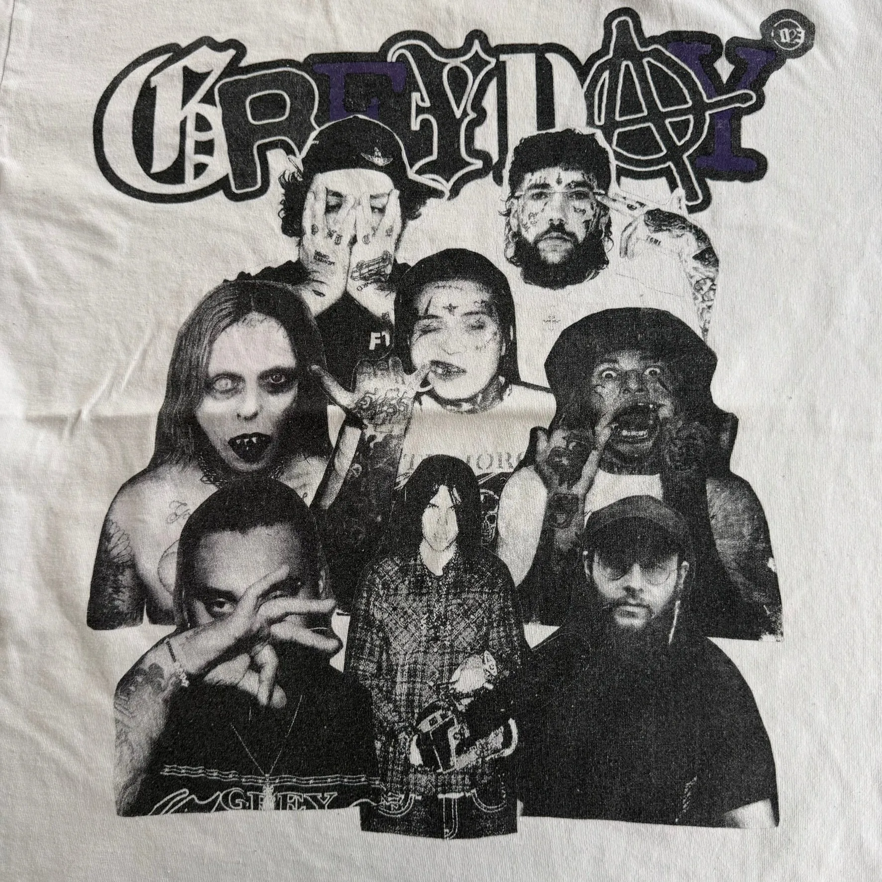 J- '23 $uicide Boy$ Grey Day 2023 Tour Graphic Tee - L sold by HG Vintage product image thumbnail 2