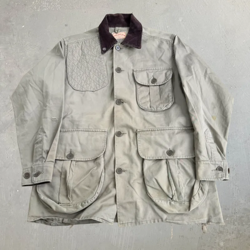 J- Vintage Allen Sportswear Made In USA Western Style Corduroy Collar Chore Jacket - XL made by HG Vintage