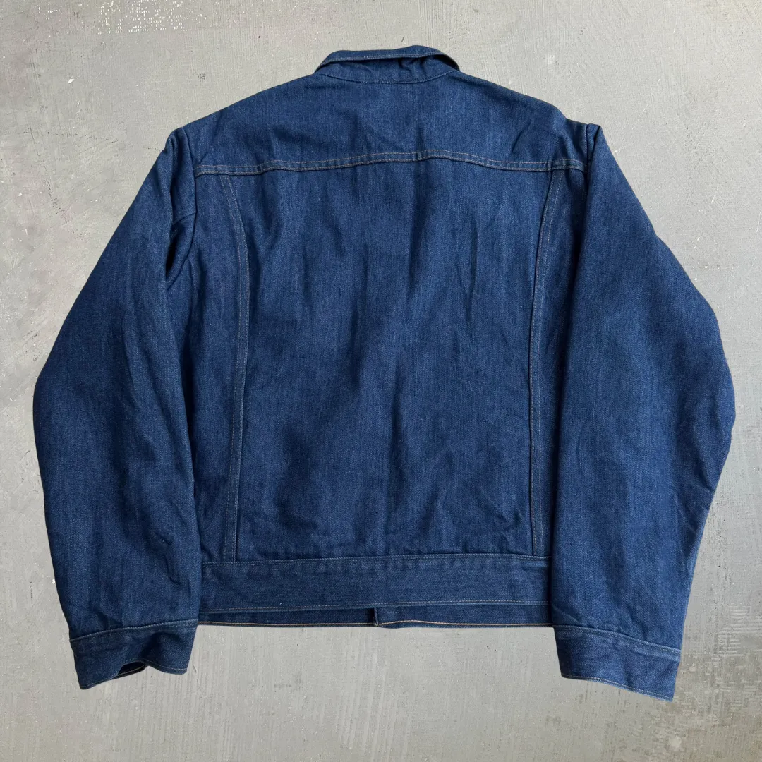 J- Vintage J.C Penny Quilt Lined Dark Blue Wash Trucker Denim Jacket - 41 (fits L) sold by HG Vintage product image thumbnail 4