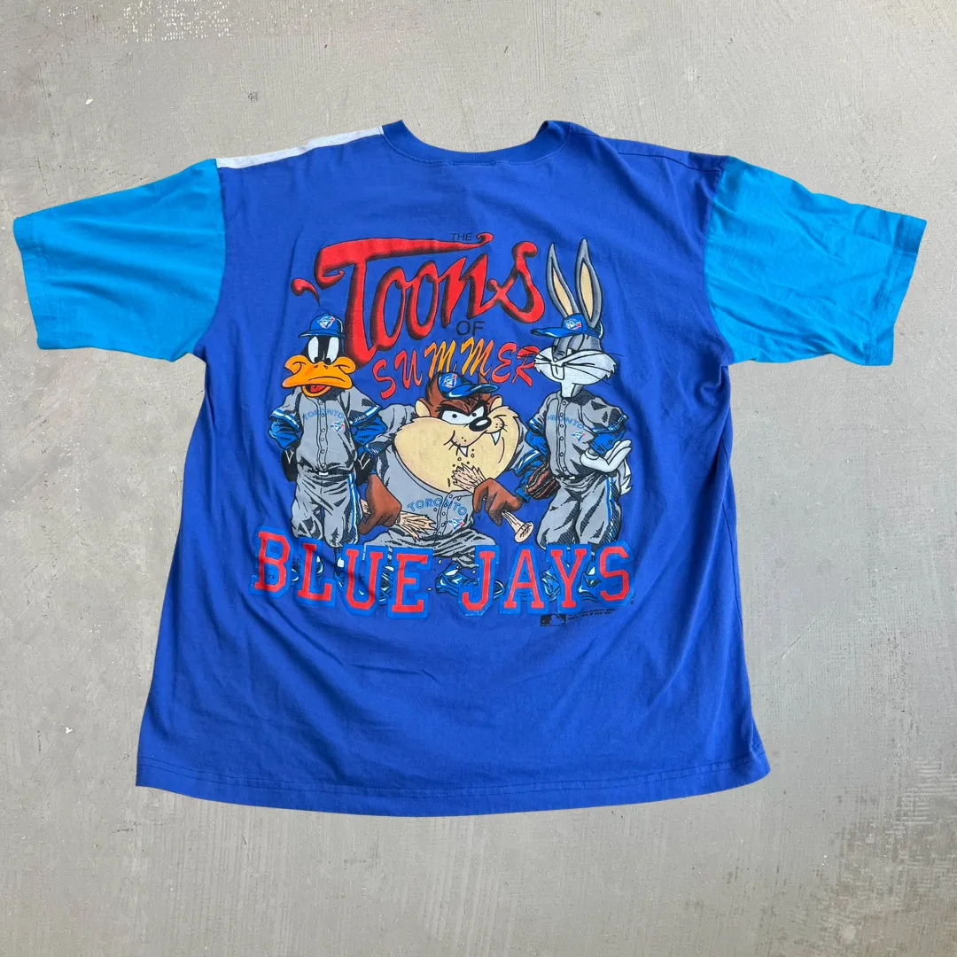 J- Vintage '94 Toronto Blue Jays MLB Looney Tunes Toons Of The Summer Baseball Jersey - XL sold by HG Vintage product image thumbnail 4