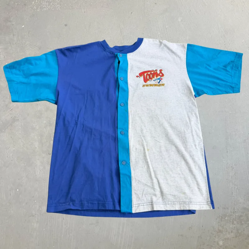 J- Vintage '94 Toronto Blue Jays MLB Looney Tunes Toons Of The Summer Baseball Jersey - XL made by HG Vintage