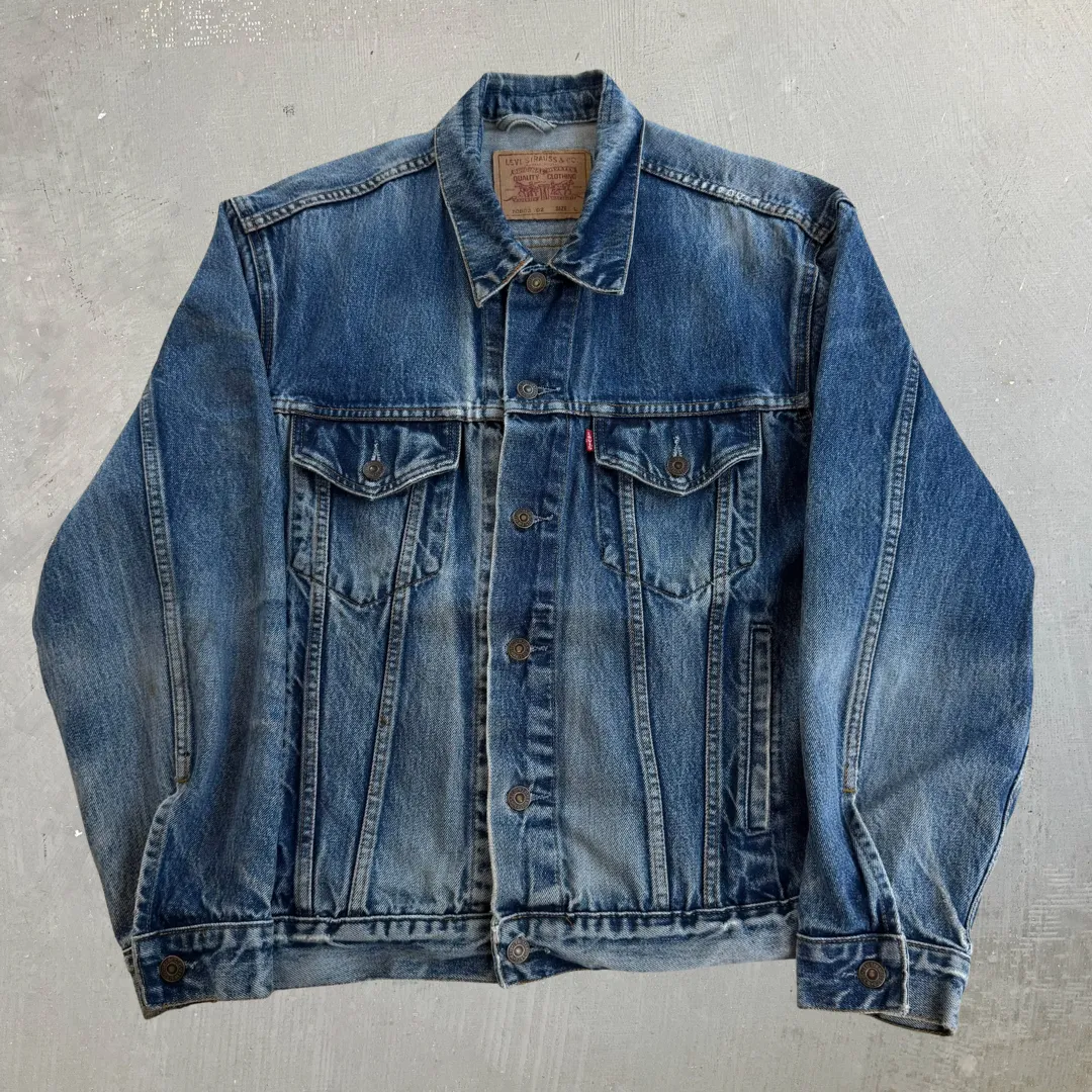 J- Vintage 90s Levi’s 70503 02 Trucker Denim Jacket - L sold by HG Vintage