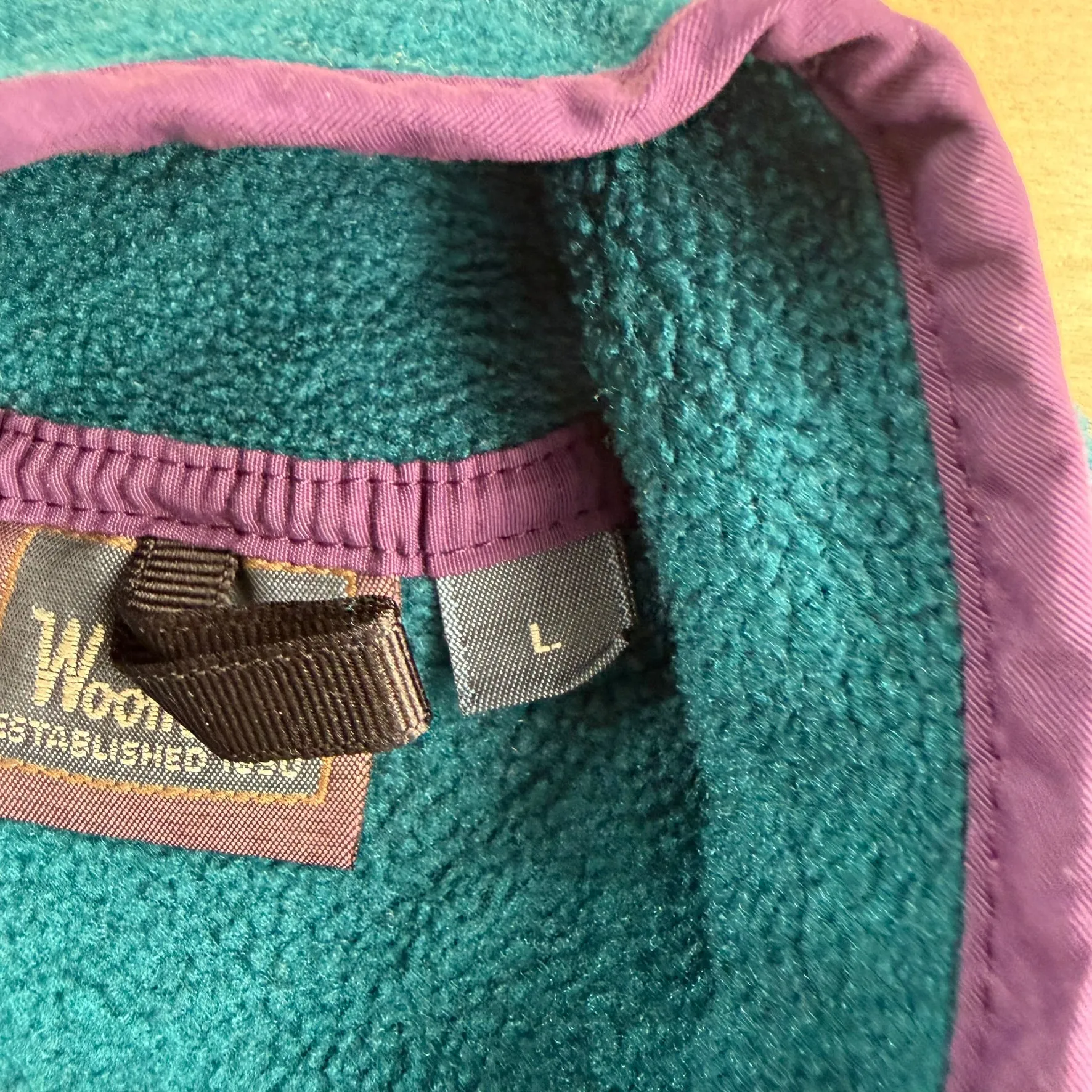 J- Vintage Woolrich Made In USA Pullover Polar Fleece - L sold by HG Vintage product image thumbnail 5