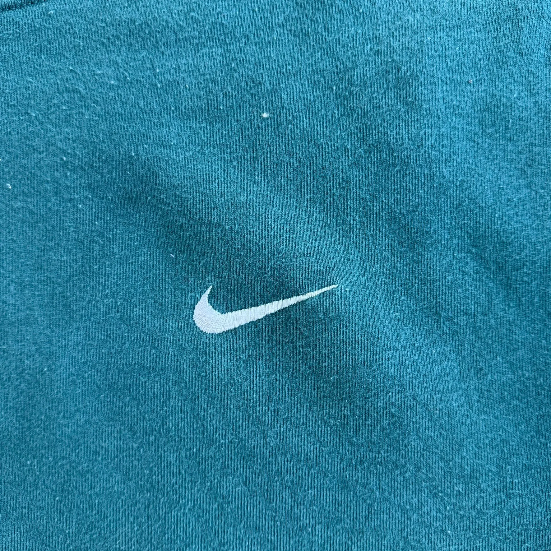 J- Vintage 90s Nike Embroidered Swoosh Forest Green Crewneck - L sold by HG Vintage product image thumbnail 3