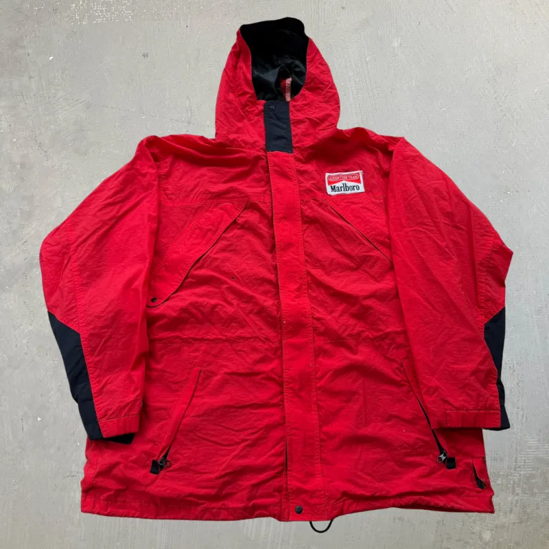 J- Vintage 90s Marlboro Adventure Team Light Weight Zip Up Jacket - XL made by HG Vintage