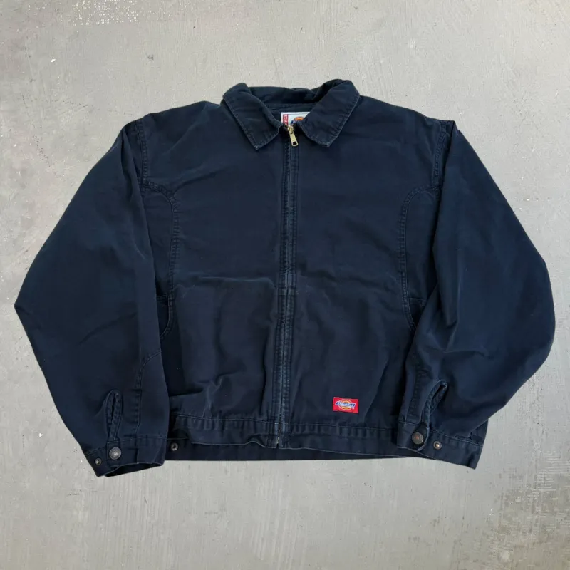 J- Vintage Y2K Dickies A Legend In Work Zip Up Workwear Bomber Jacket - XL made by Carhartt
