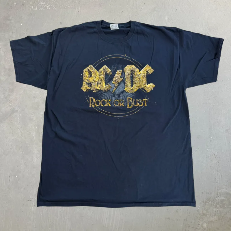 J- '15 AC/DC Rock Or Bust Tour Graphic Tee - XL made by HG Vintage