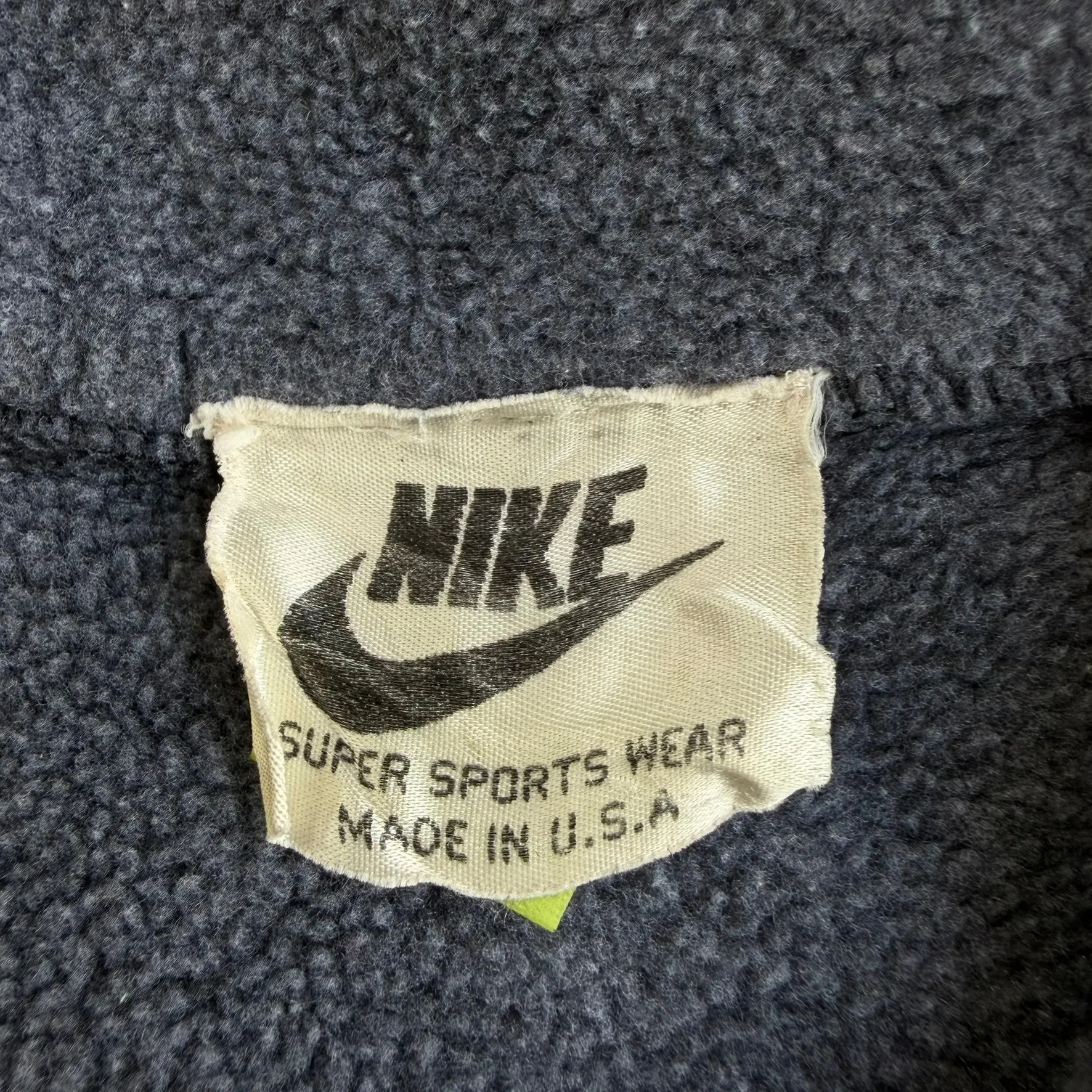 J- Vintage Nike Embroidered Swoosh & Text Made In USA Quarter Zip Polar Fleece - 2XL sold by HG Vintage product image thumbnail 4
