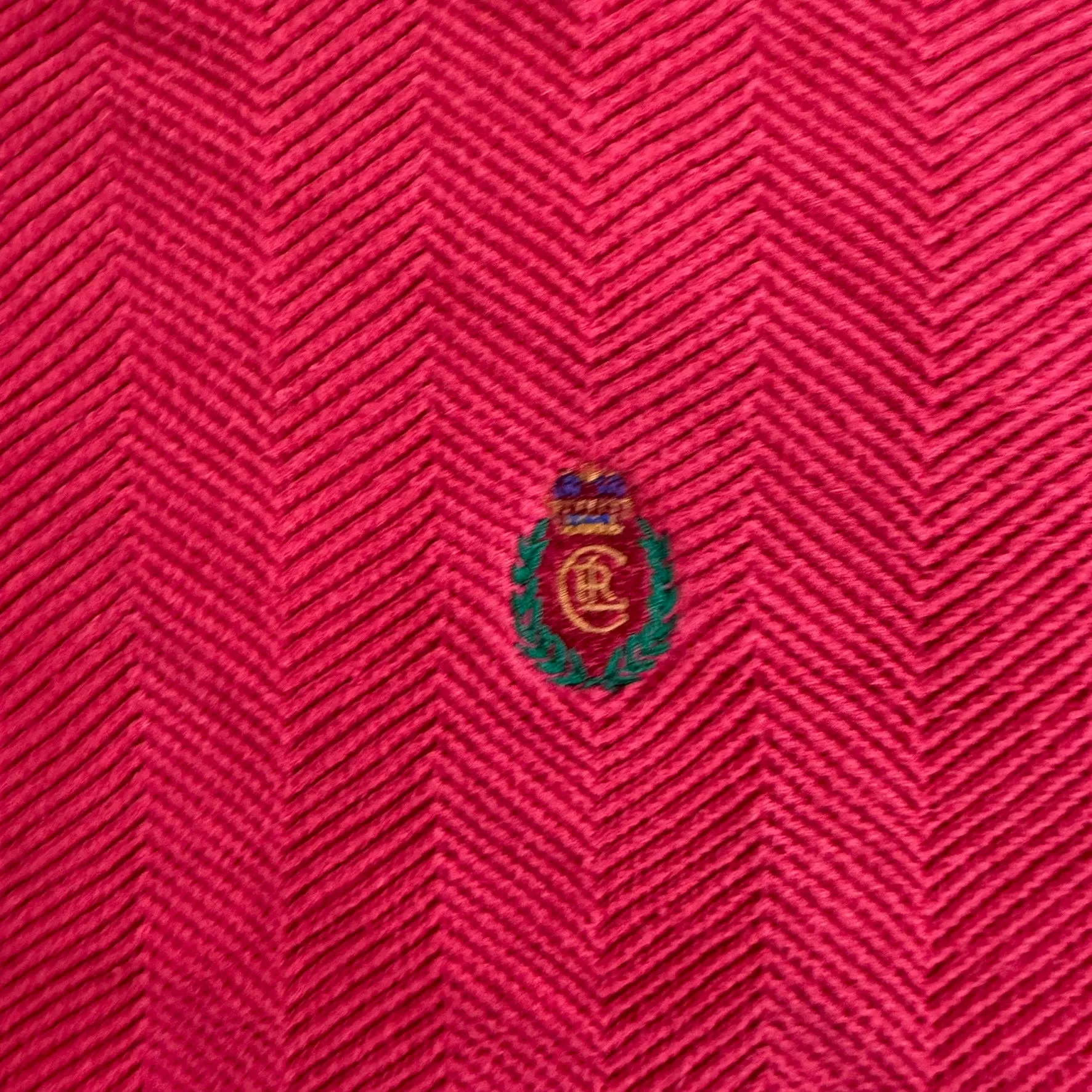 J- Vintage Chaps RL Embroidered Crest Red Knit Sweater - XL sold by HG Vintage product image thumbnail 3