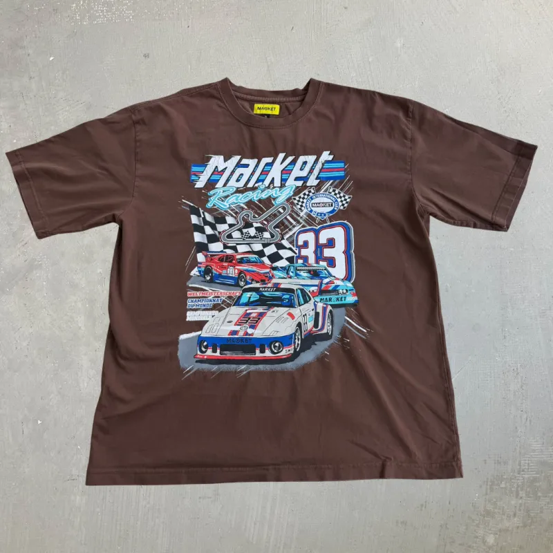 J- Chinatown Market Racing International Club Car Graphic Tee - XL made by HG Vintage