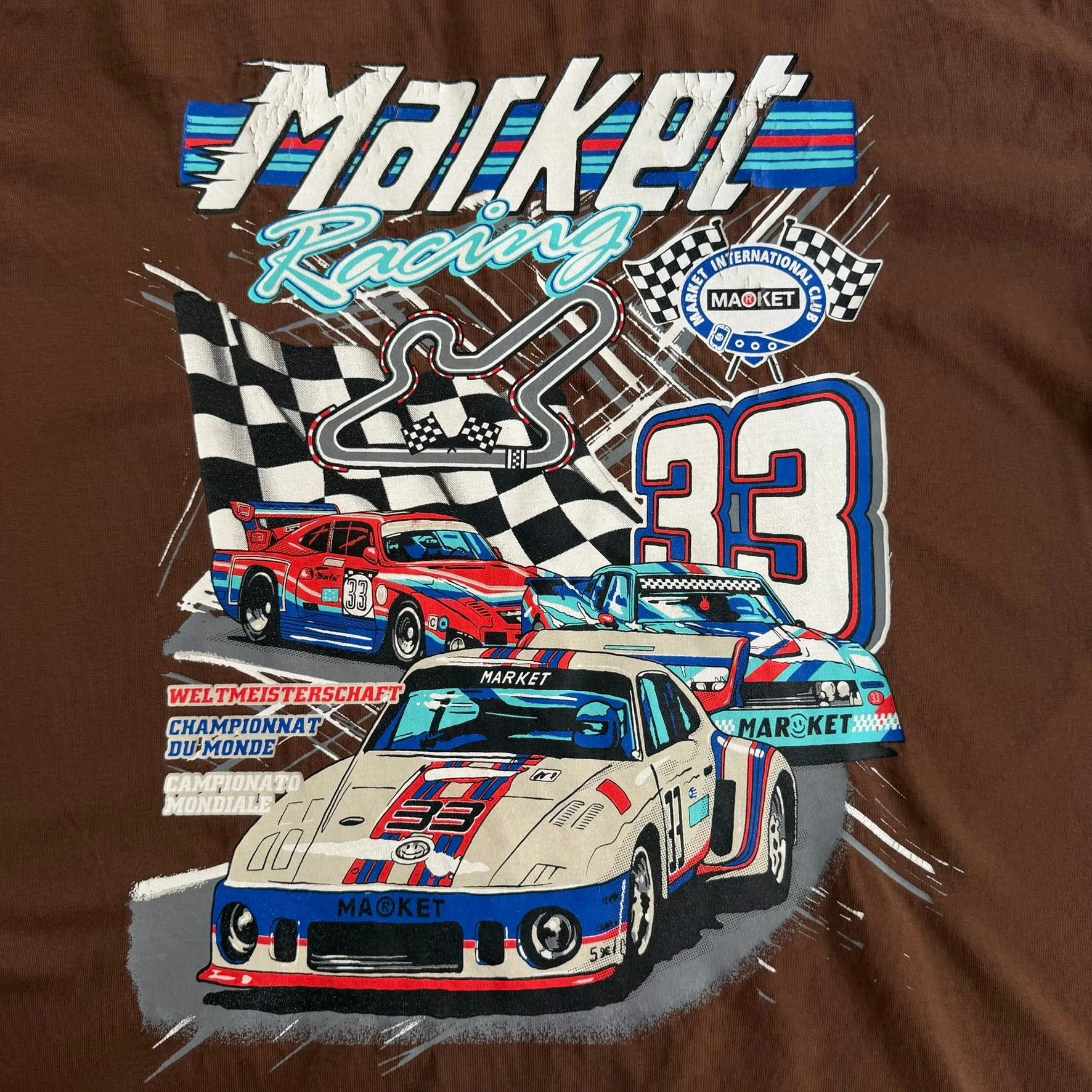 J- Chinatown Market Racing International Club Car Graphic Tee - XL sold by HG Vintage product image thumbnail 2