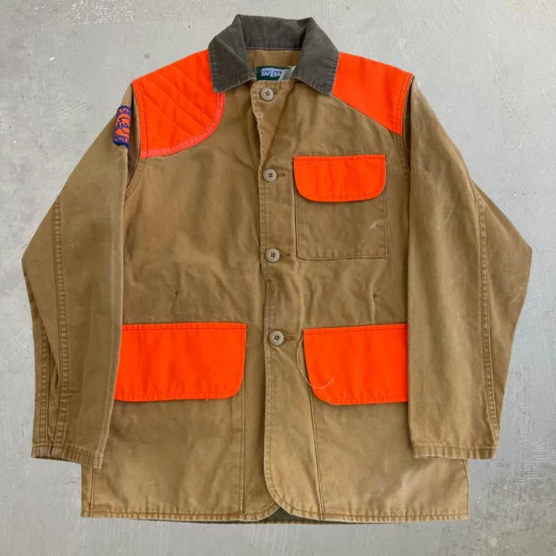 J- Vintage 90s SafTbak Made In USA Canvas Hunting Jacket - L made by Carhartt