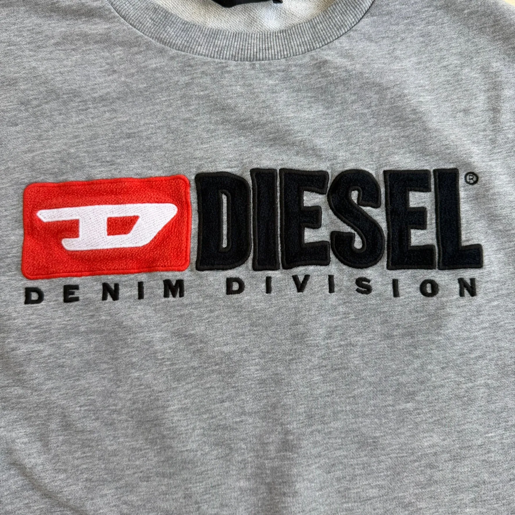 J- Vintage Diesel Denim Division Embroidered Felt Logo Crewneck - M sold by HG Vintage product image thumbnail 3