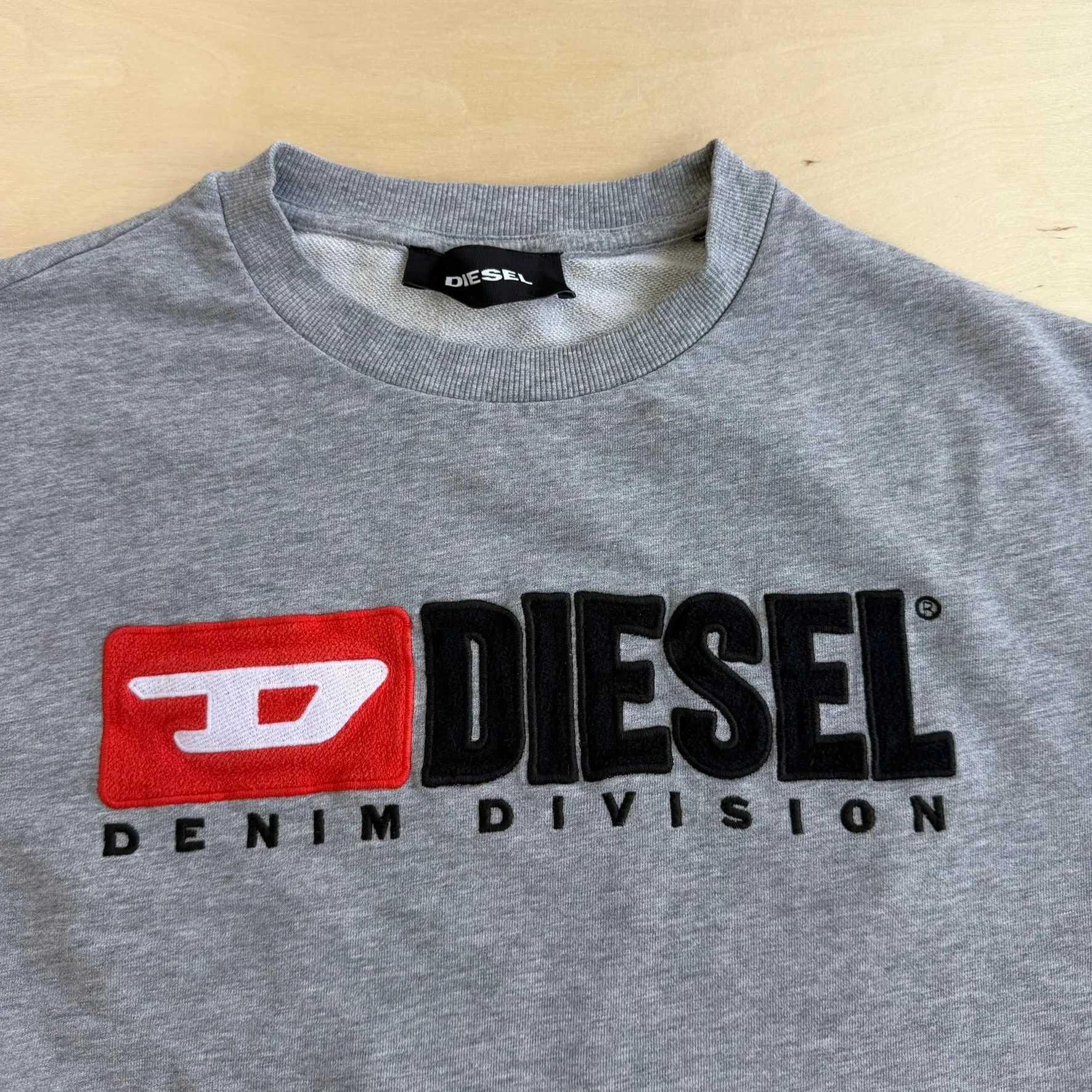 J- Vintage Diesel Denim Division Embroidered Felt Logo Crewneck - M sold by HG Vintage product image thumbnail 2