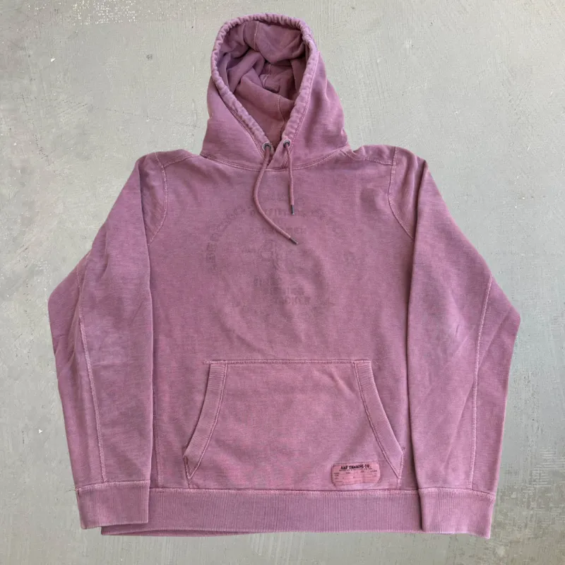 J- Vintage Abercrombie & Fitch Faded Text & Logo Graphic Hoodie - XL made by HG Vintage