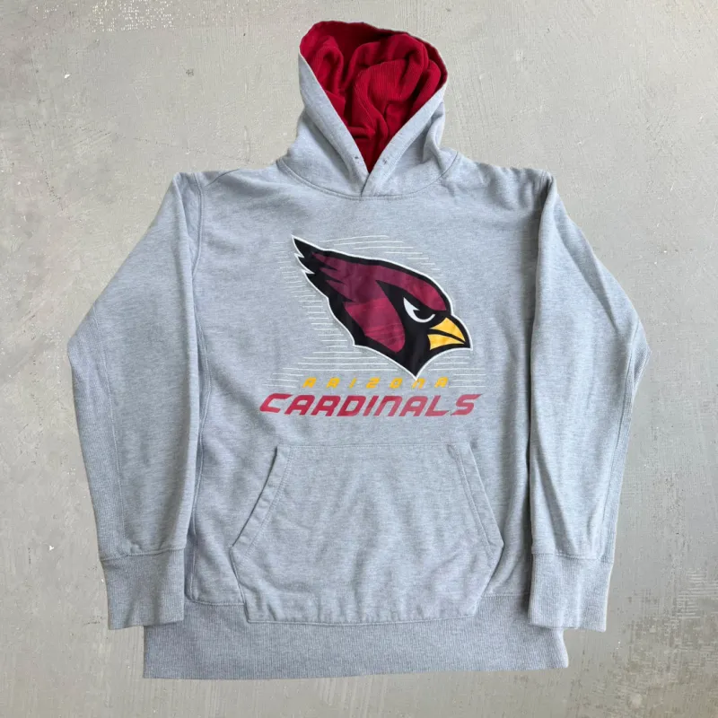 J- Vintage Arizona Cardinals NFL Logo Graphic Hoodie - M made by HG Vintage