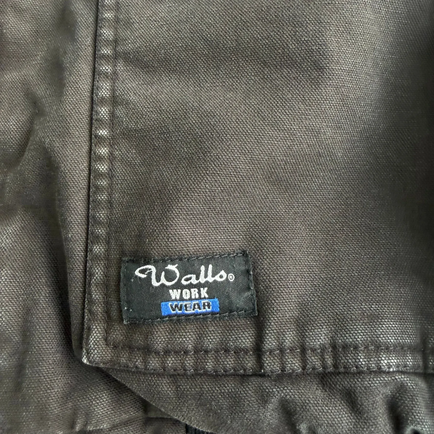 J- Vintage Walls Workwear Faded Black Canvas Hooded Work Jacket - XL sold by HG Vintage product image thumbnail 4