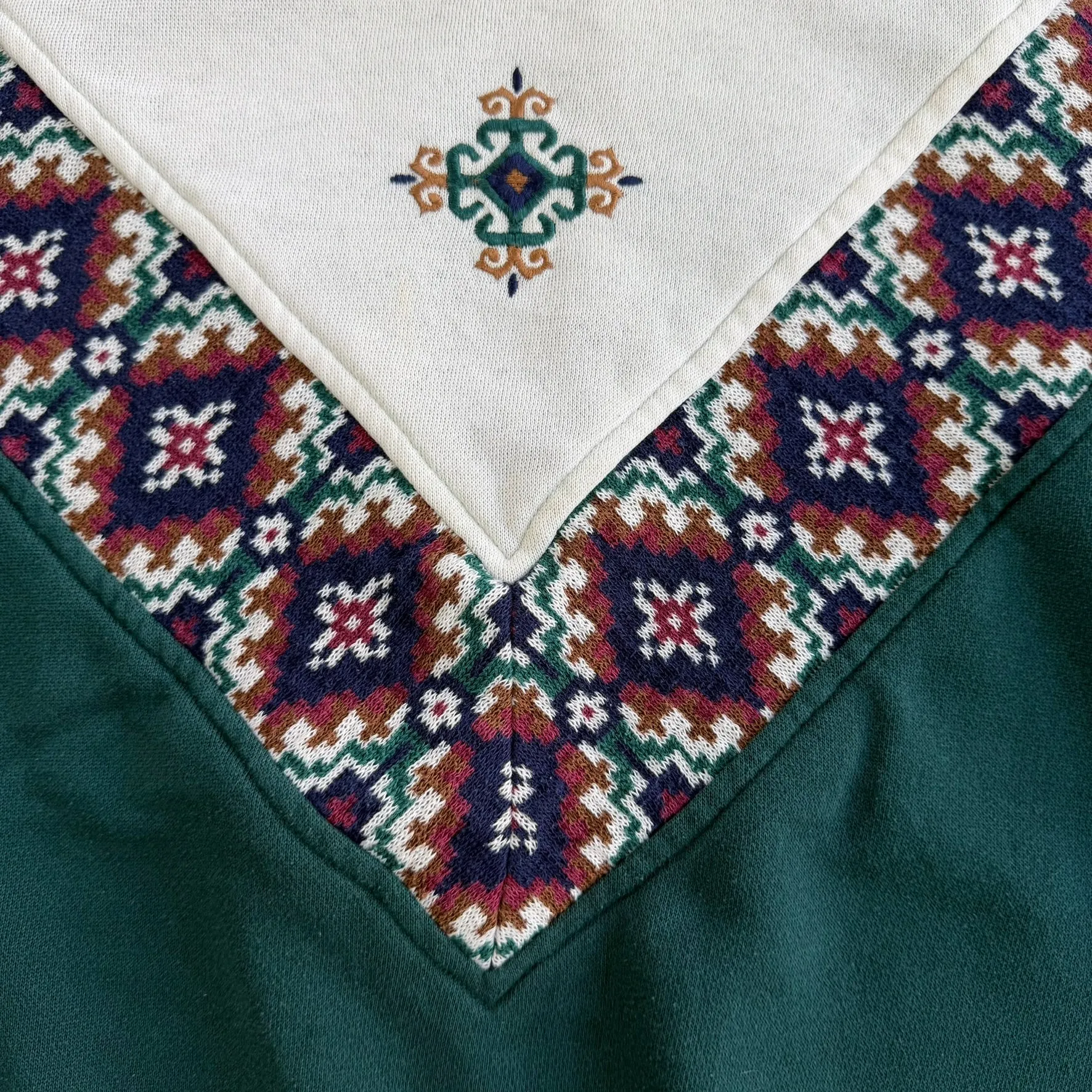 J- Vintage American Sportif Patterned & Embroidery Crewneck - L sold by HG Vintage product image thumbnail 3