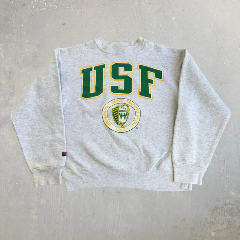 J- Vintage University Of San Francisco Crest Jansport Made In USA Crewneck - M made by HG Vintage