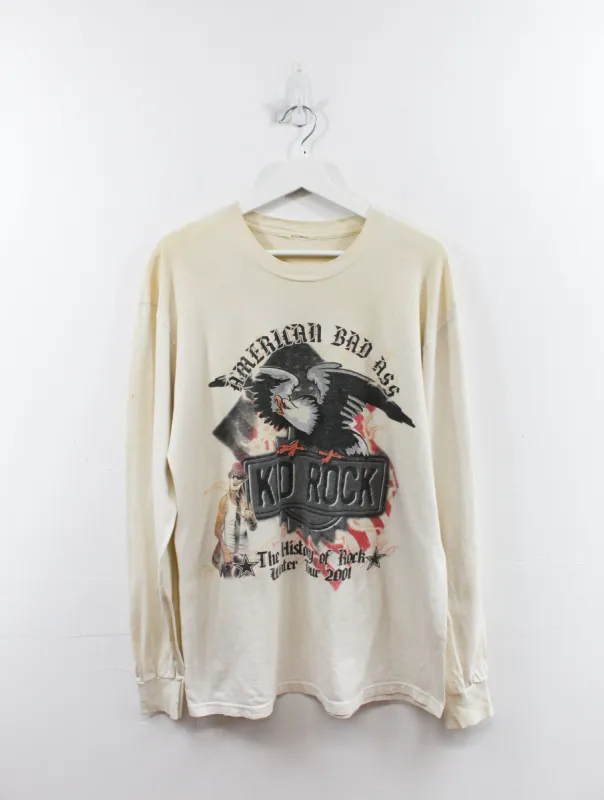 Vintage Kid Rock 2001 History Of Rock Tour Long Sleeve Tee sold by HG Vintage
