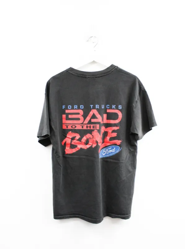 Ford Bad To The Bone Truck Authority Single Stitch Hanes Heavyweight Tee made by Nascar