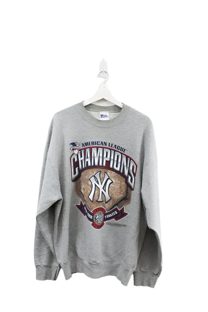 Z- Vintage 1998 Yankees American League Champs MLB Pro Player Crewnecks sold by HG Vintage