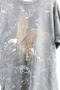 Vintage Single Stitch Eagle All Over Print Tee sold by HG Vintage