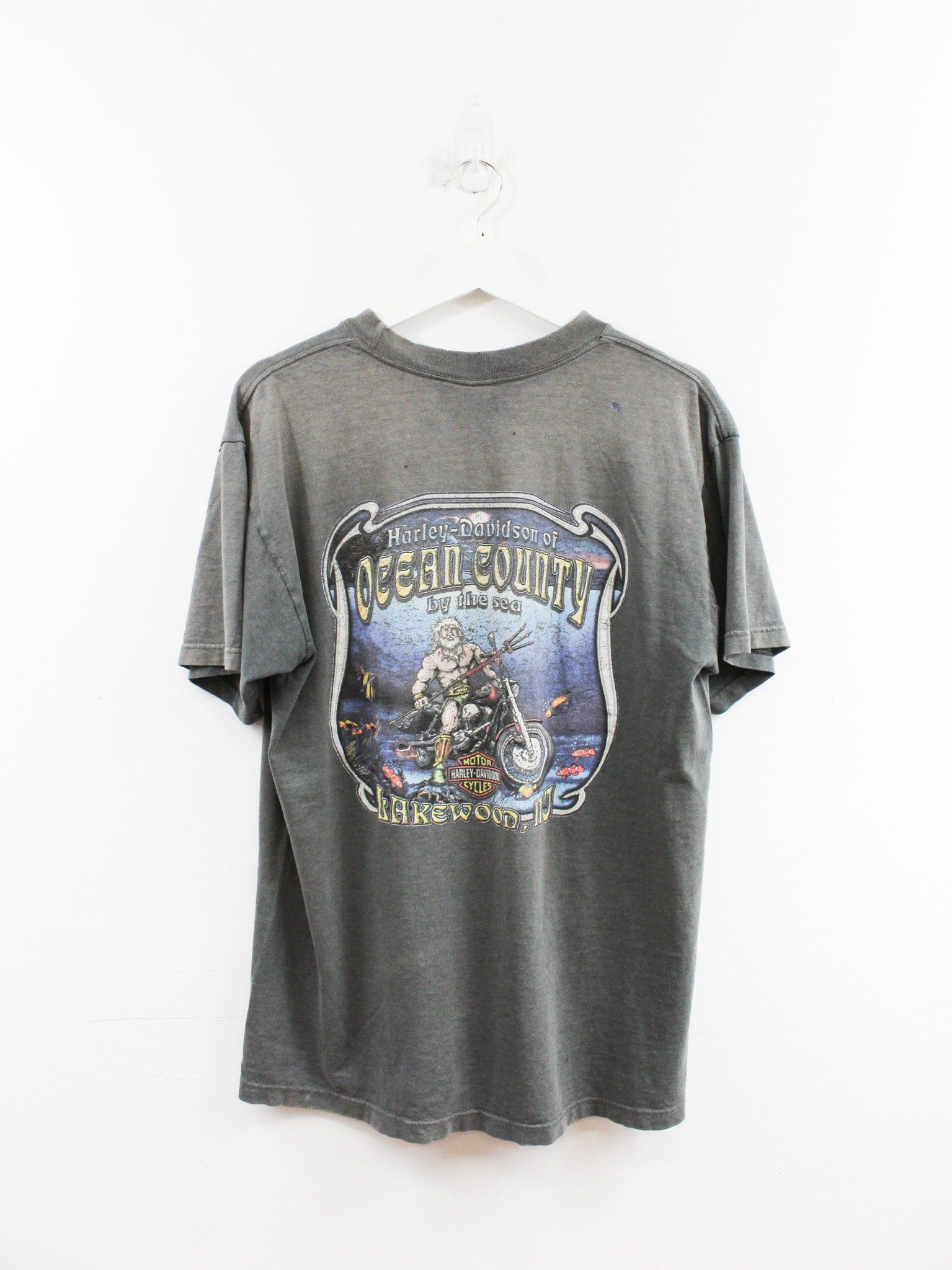 Vintage Harley Davidson Lakewood NJ Poseidon Tee sold by HG Vintage product image thumbnail 3
