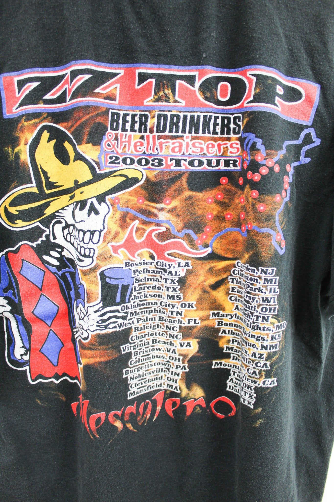 ZZ Top 2003 Tour Picture Tee sold by HG Vintage product image thumbnail 4