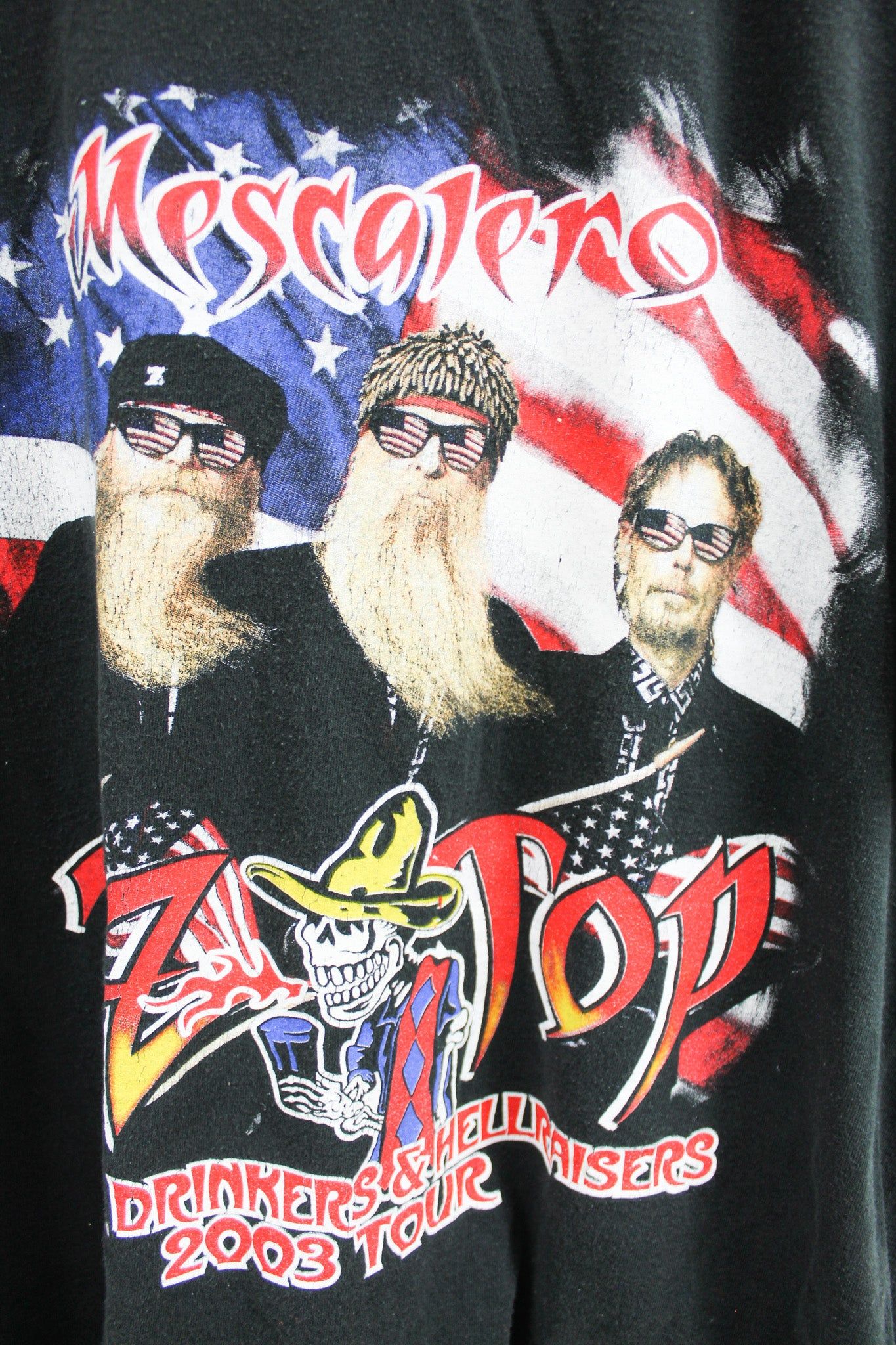 ZZ Top 2003 Tour Picture Tee sold by HG Vintage product image thumbnail 2