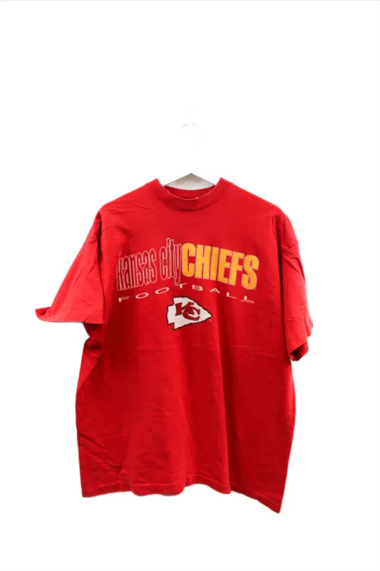 X - Vintage Single Stitch 1994 NFL Kansas City Chiefs Script Tee sold by HG Vintage
